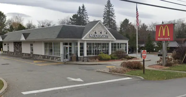 Street view of the McDonald's in Lake Placid